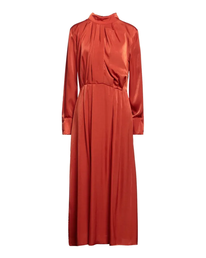 TOY G Maxi-Kleid Rostrot