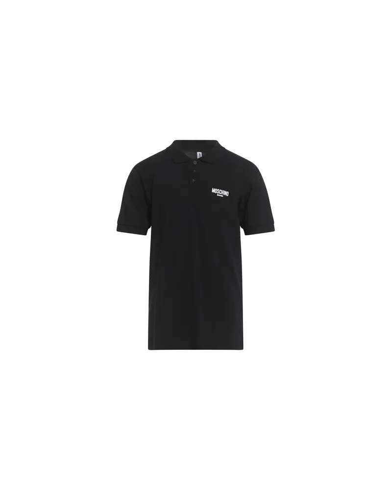 Moschino SWIM - TOPS - Poloshirtsauf YOOX.COM Schwarz