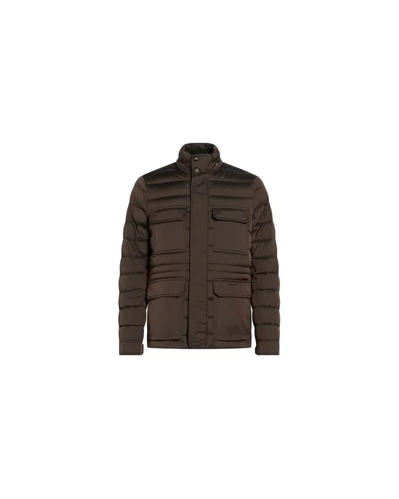 MOORER JACKEN & MÄNTEL - Pufferjacken & Daunenjackenauf YOOX.COM Schokobraun