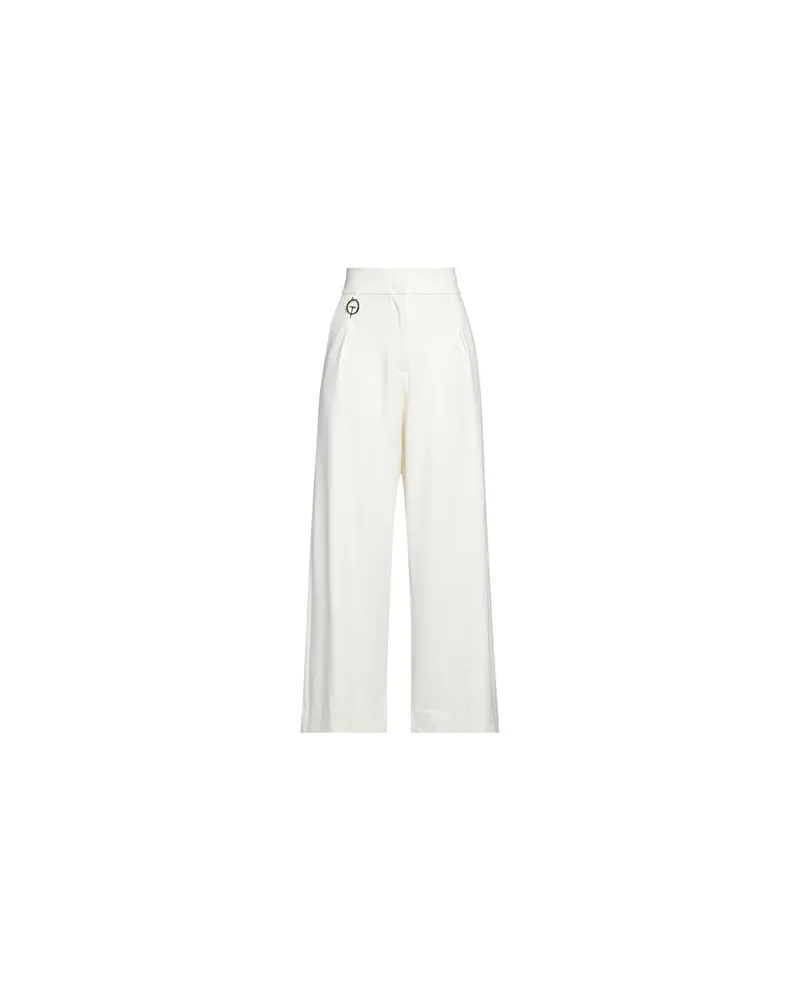 THEMIS Z HOSEN & RÖCKE - Hosenauf YOOX.COM Cremeweiß