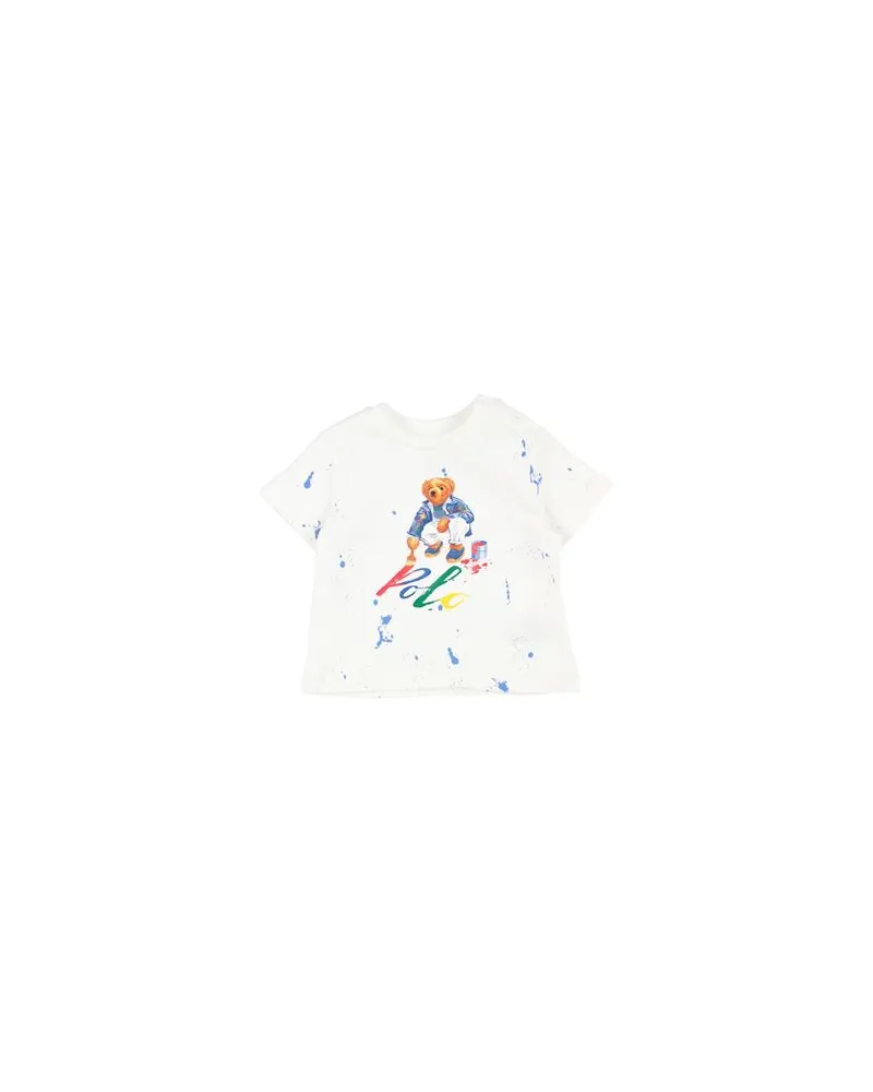Ralph Lauren Polo Bear Cotton Jersey Tee  - TOPS - T-shirtsauf YOOX.COM Weiß