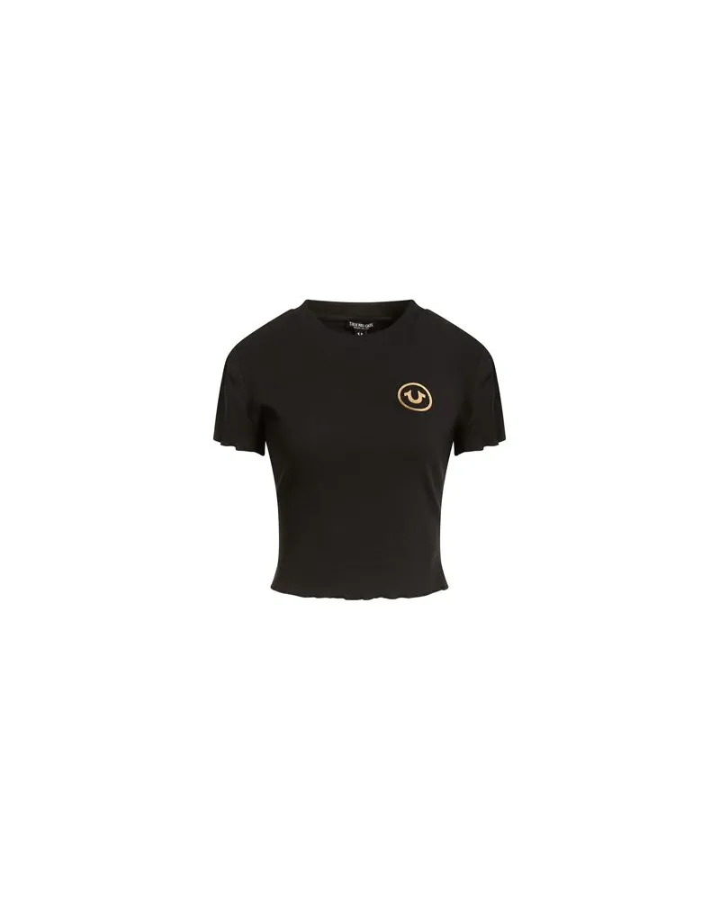 True Religion TOPS - T-shirtsauf YOOX.COM Schwarz