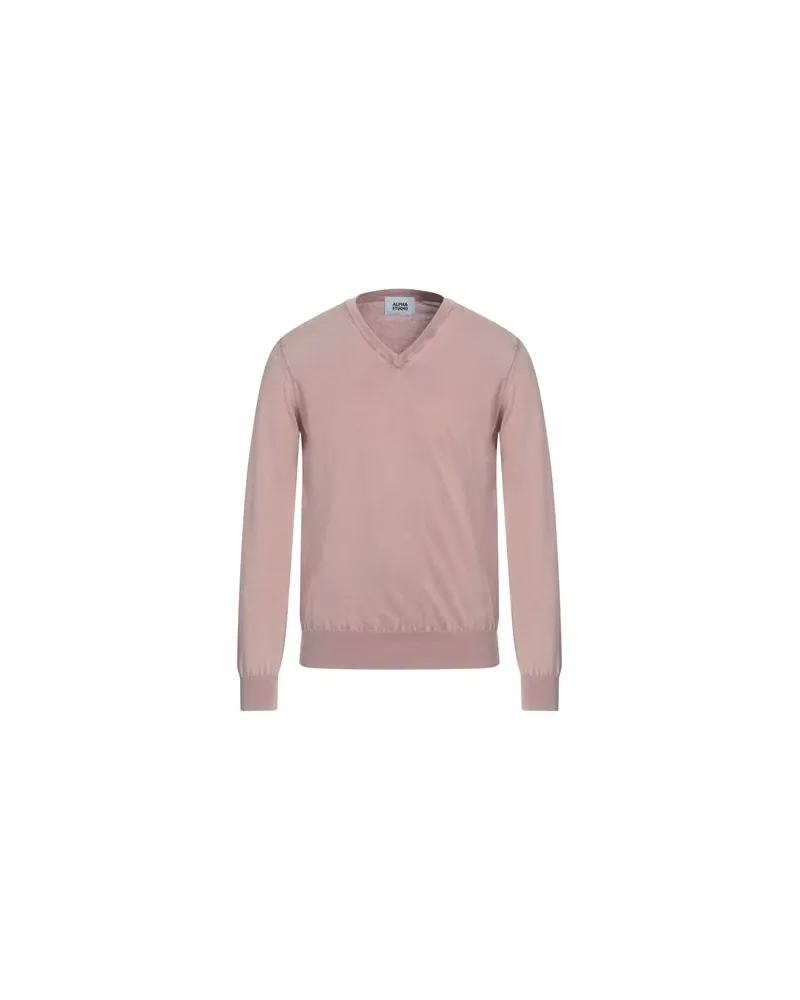 Alpha Studio STRICKWAREN - Pulloverauf YOOX.COM Rosa