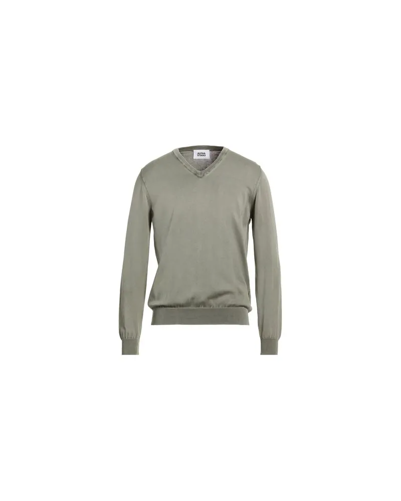 Alpha Studio STRICKWAREN - Pulloverauf YOOX.COM Grau