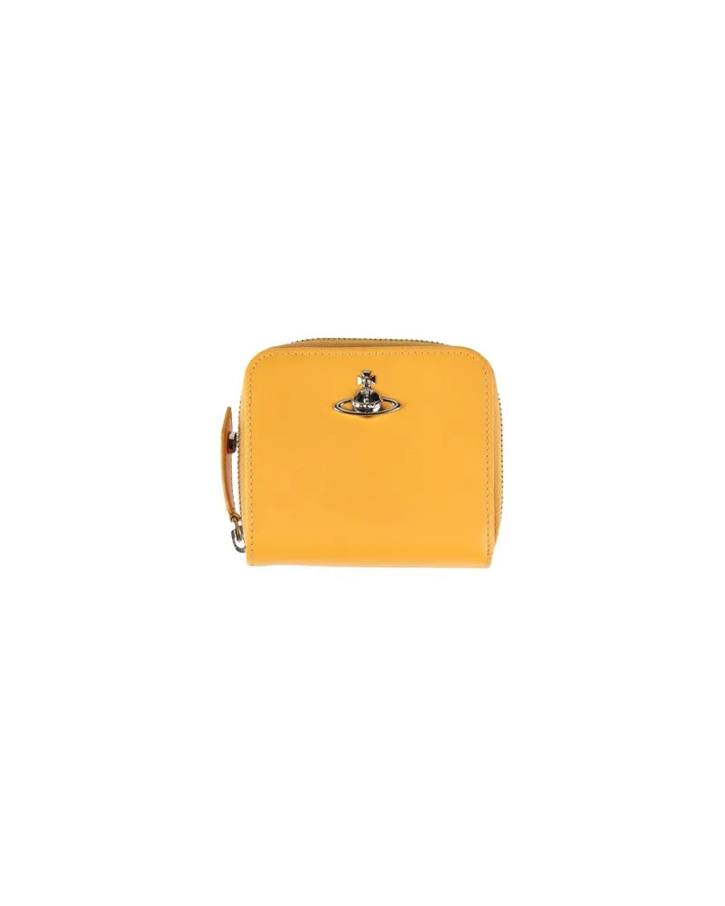 Vivienne Westwood Kleinlederwaren - Brieftaschenauf YOOX.COM Mandarine