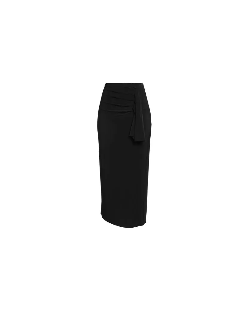 HAVEONE HOSEN & RÖCKE - Midi-Röckeauf YOOX.COM Schwarz