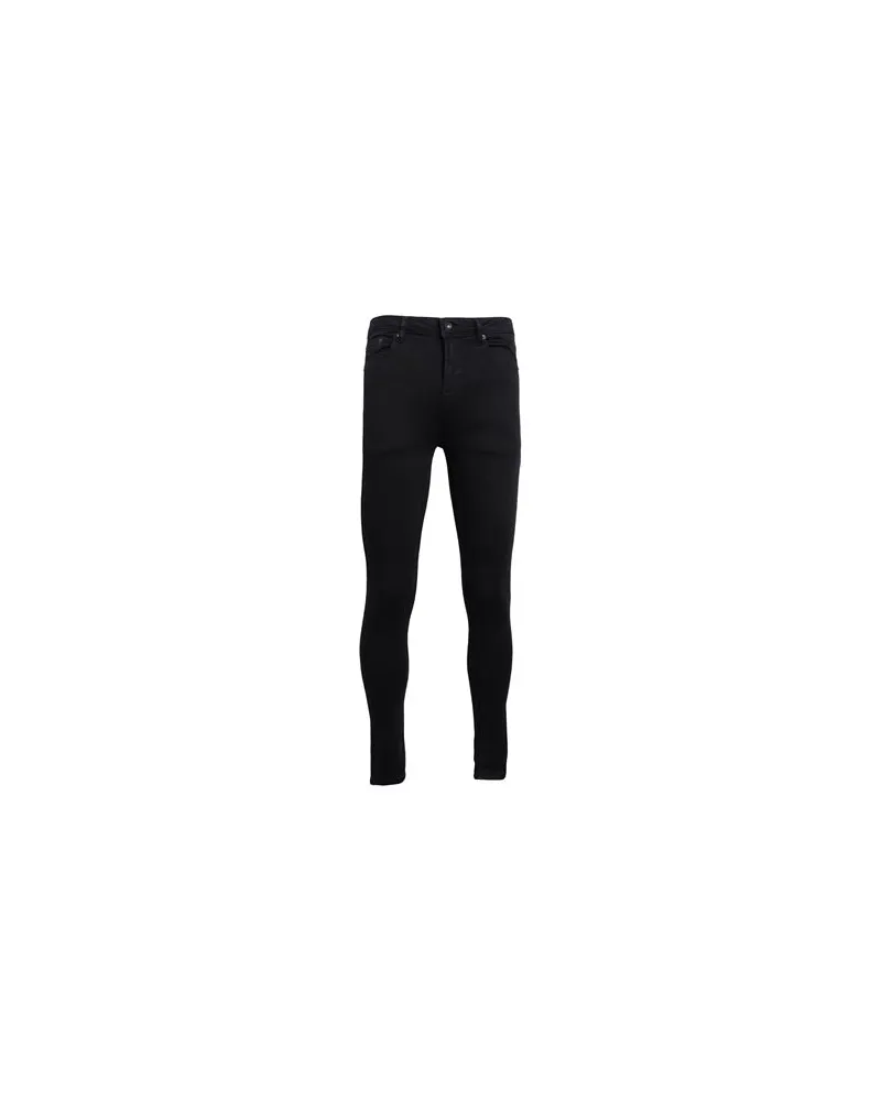 TOPMAN HOSEN & RÖCKE - Jeanshosenauf YOOX.COM Schwarz