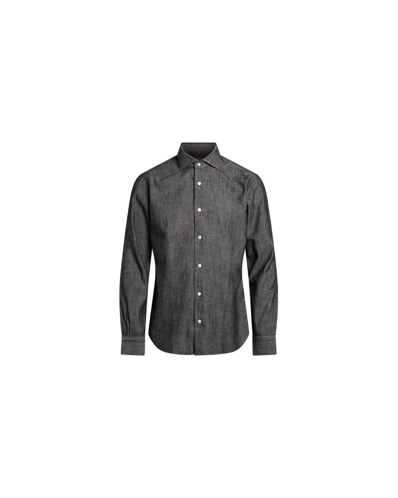 BARBA TOPS - Jeanshemdenauf YOOX.COM Grau