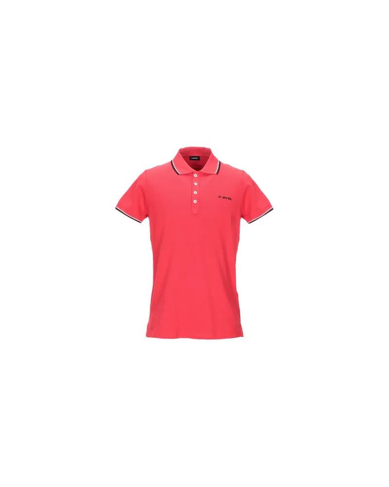Diesel TOPS - Poloshirtsauf YOOX.COM Rot