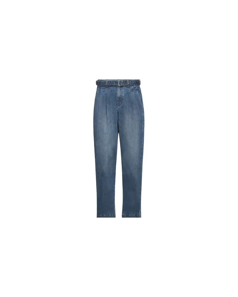 ATTACHMENT HOSEN & RÖCKE - Jeanshosenauf YOOX.COM Blau