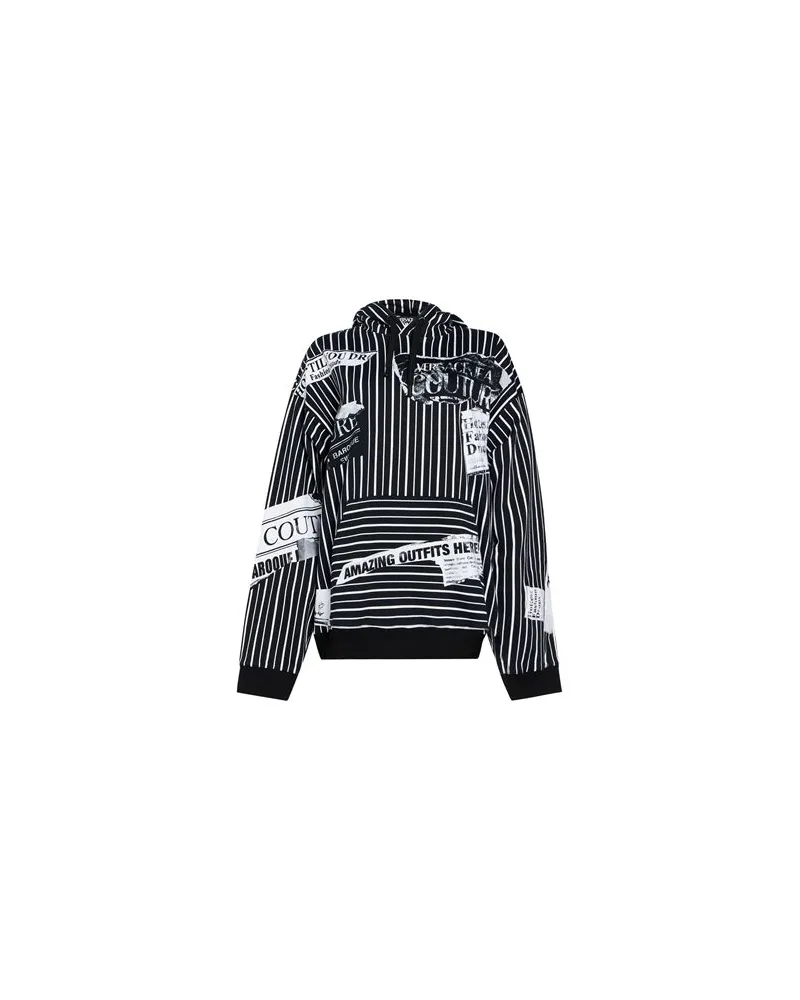 Versace Jeans TOPS - Sweatshirtsauf YOOX.COM Schwarz
