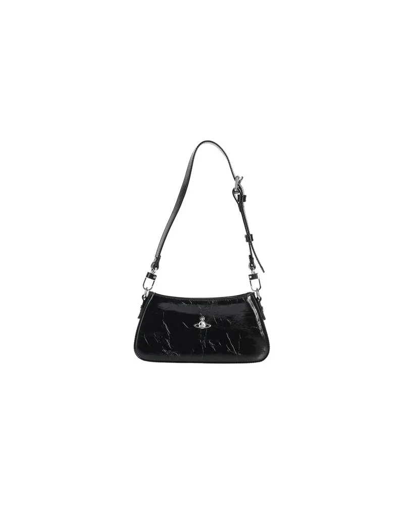 Vivienne Westwood TASHA SHOULDER PHONE BAG - TASCHEN - Schultertaschenauf YOOX.COM Schwarz