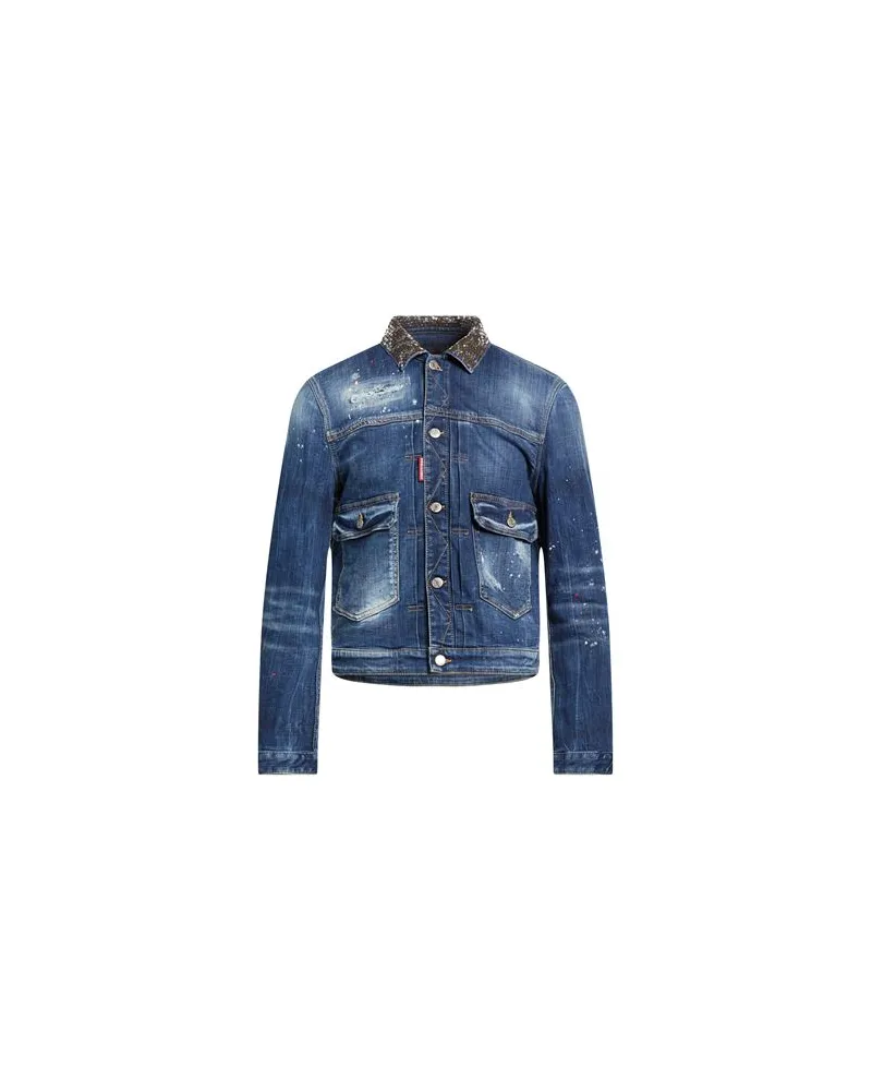 Dsquared2 JACKEN & MÄNTEL - Jeansjacken/Mäntelauf YOOX.COM Blau