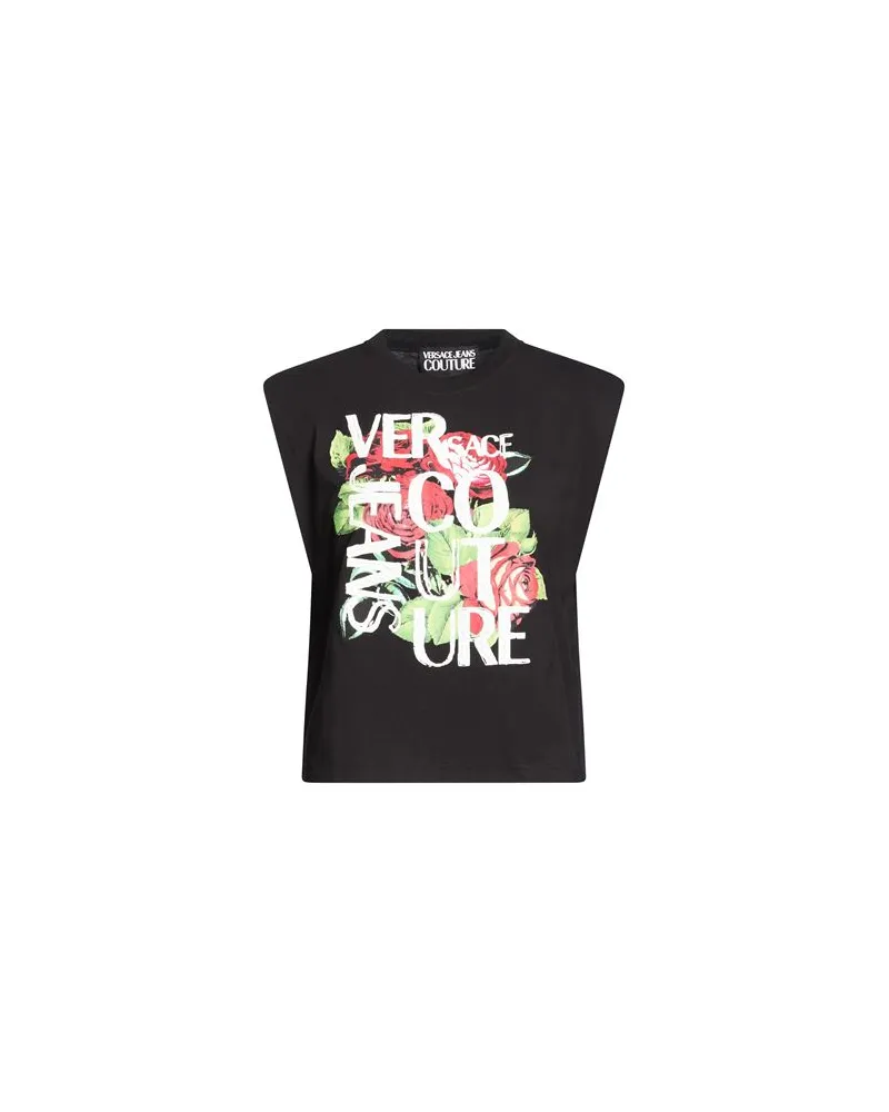 Versace Jeans TOPS - T-shirtsauf YOOX.COM Schwarz