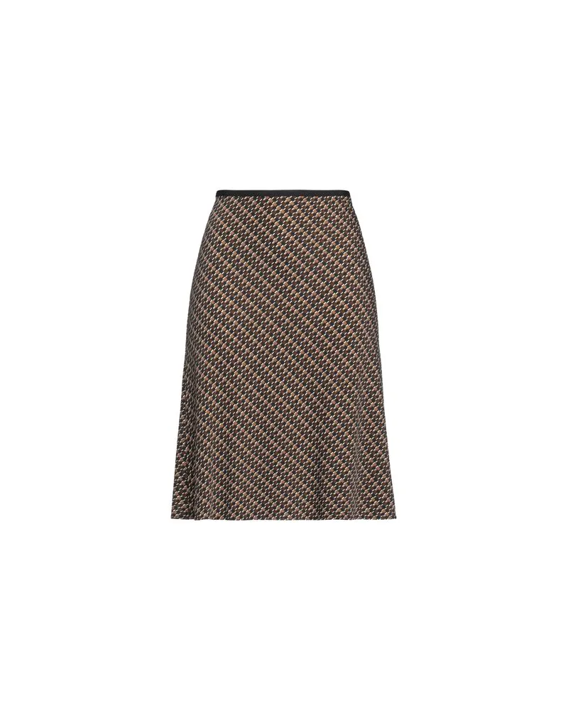 SIYU HOSEN & RÖCKE - Midi-Röckeauf YOOX.COM Braun
