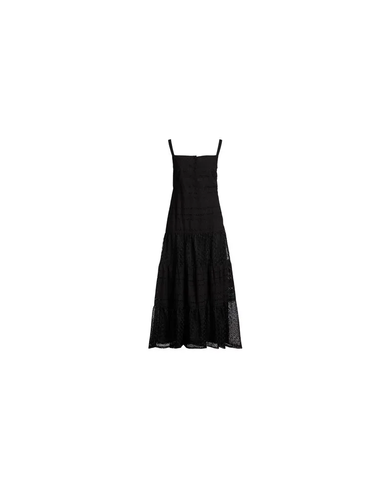 MARELLA KLEIDER - Maxi-Kleiderauf YOOX.COM Schwarz