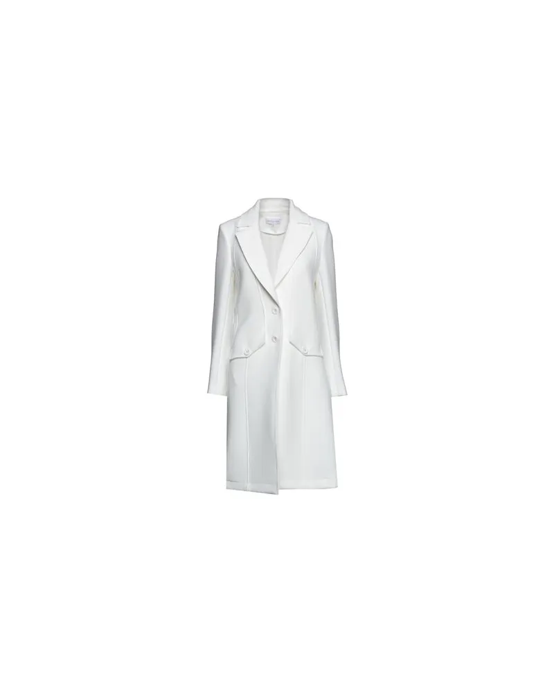 Patrizia Pepe JACKEN & MÄNTEL - Mäntelauf YOOX.COM Weiß