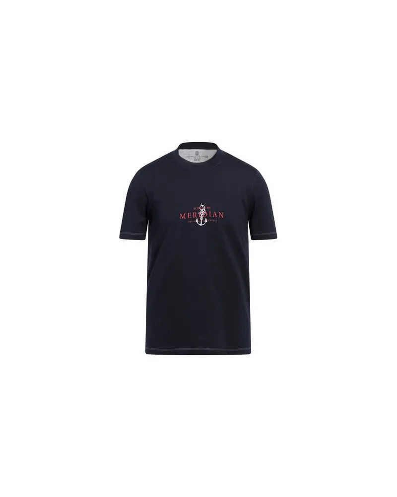 Brunello Cucinelli TOPS - T-shirtsauf YOOX.COM Nachtblau