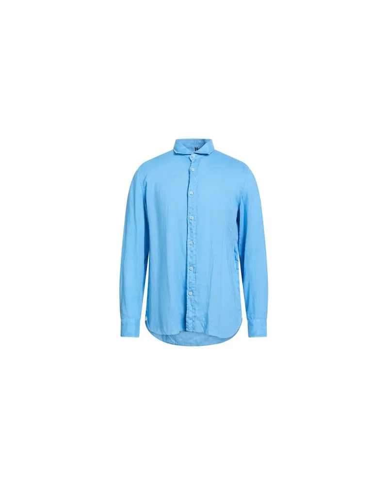 Luigi Borrelli LUXURY VINTAGE - TOPS - Hemdenauf YOOX.COM Azurblau