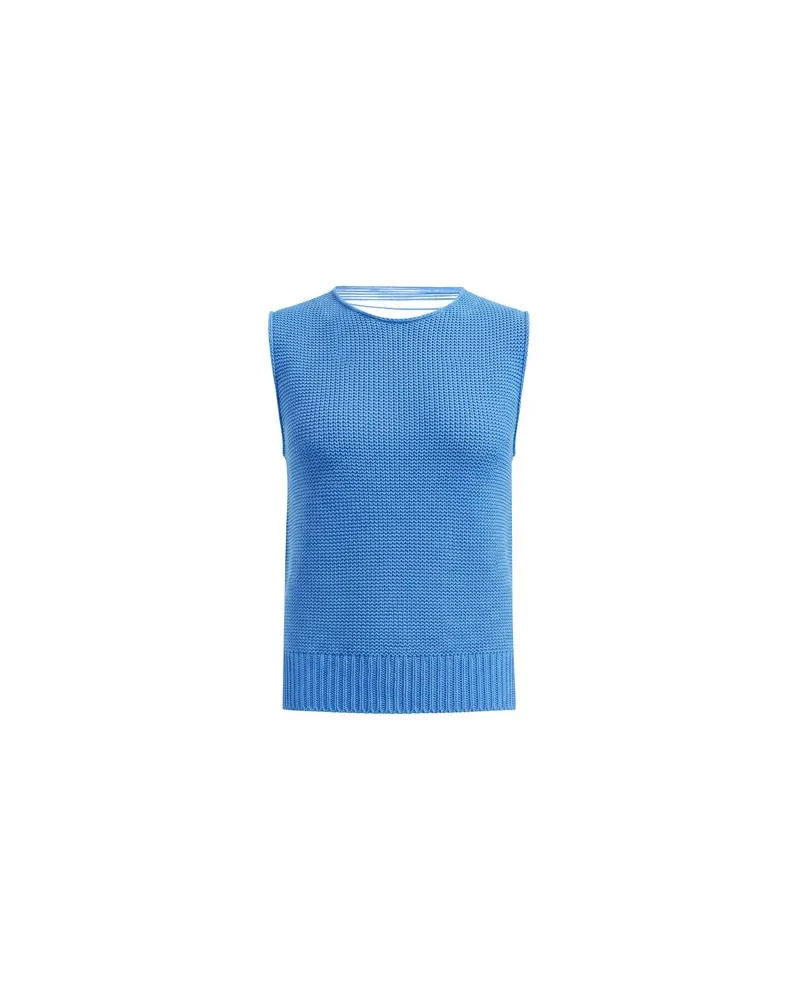 Pier Antonio Gaspari STRICKWAREN - Pulloverauf YOOX.COM Azurblau