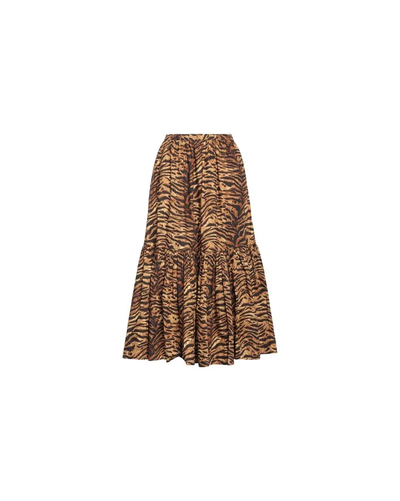 Ganni HOSEN & RÖCKE - Midi-Röckeauf YOOX.COM Kamel