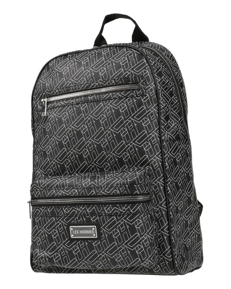 Les Hommes Rucksack Schwarz