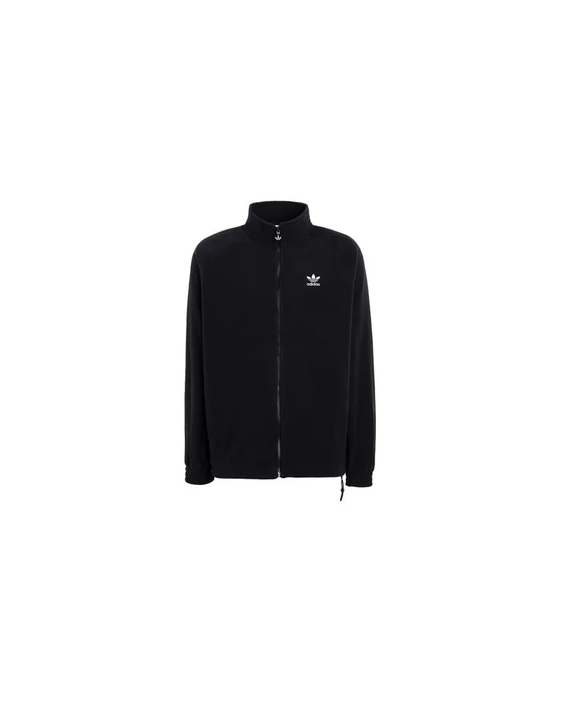 adidas TREFOIL FZ TEDD  - TOPS - Sweatshirtsauf YOOX.COM Schwarz