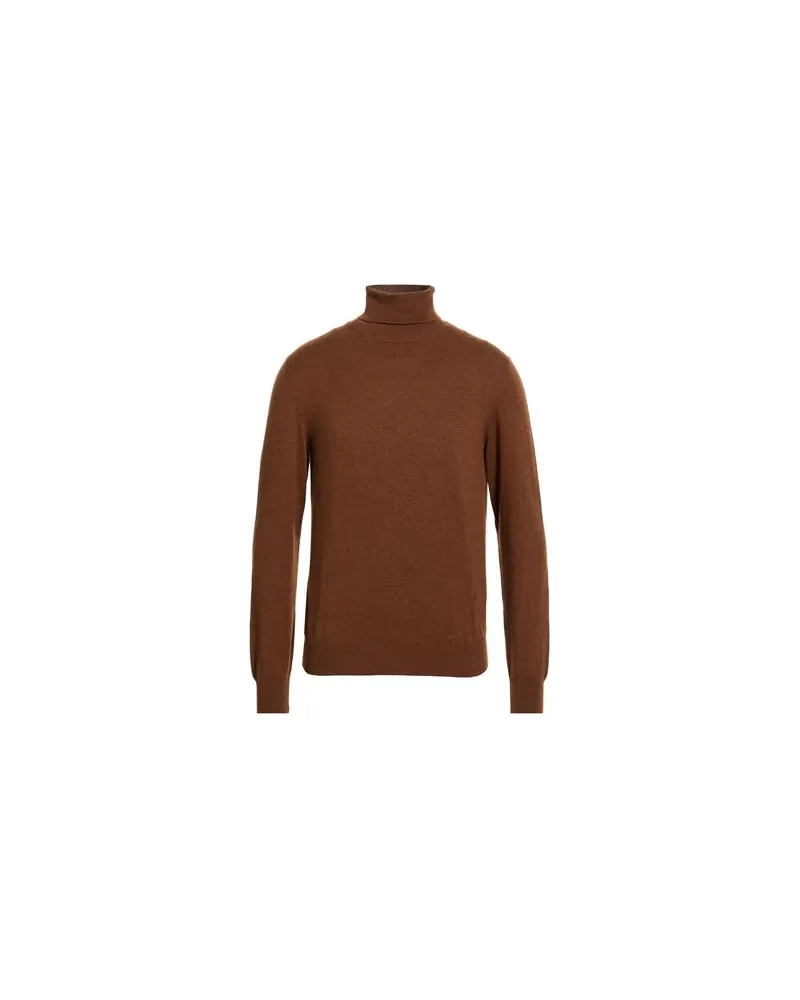 Isaia STRICKWAREN - Rollkragenpulloverauf YOOX.COM Braun