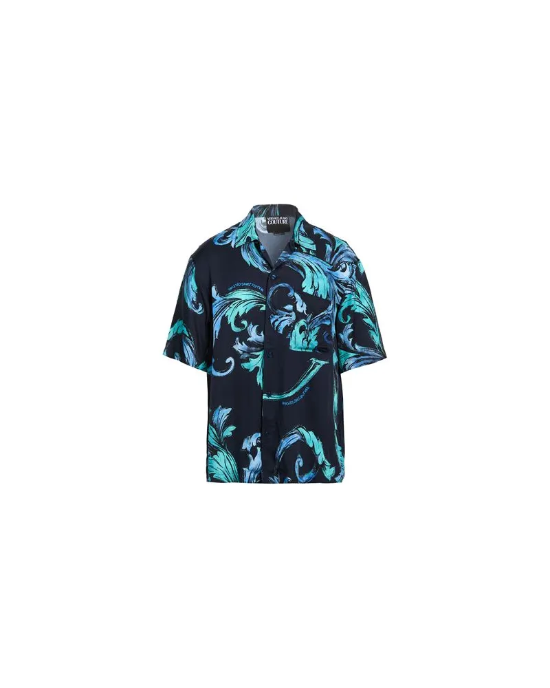 Versace Jeans TOPS - Hemdenauf YOOX.COM Marineblau
