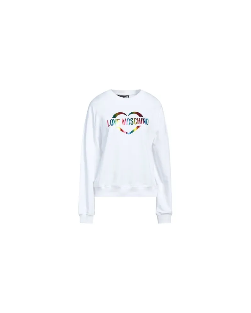 Moschino TOPS - Sweatshirtsauf YOOX.COM Weiß