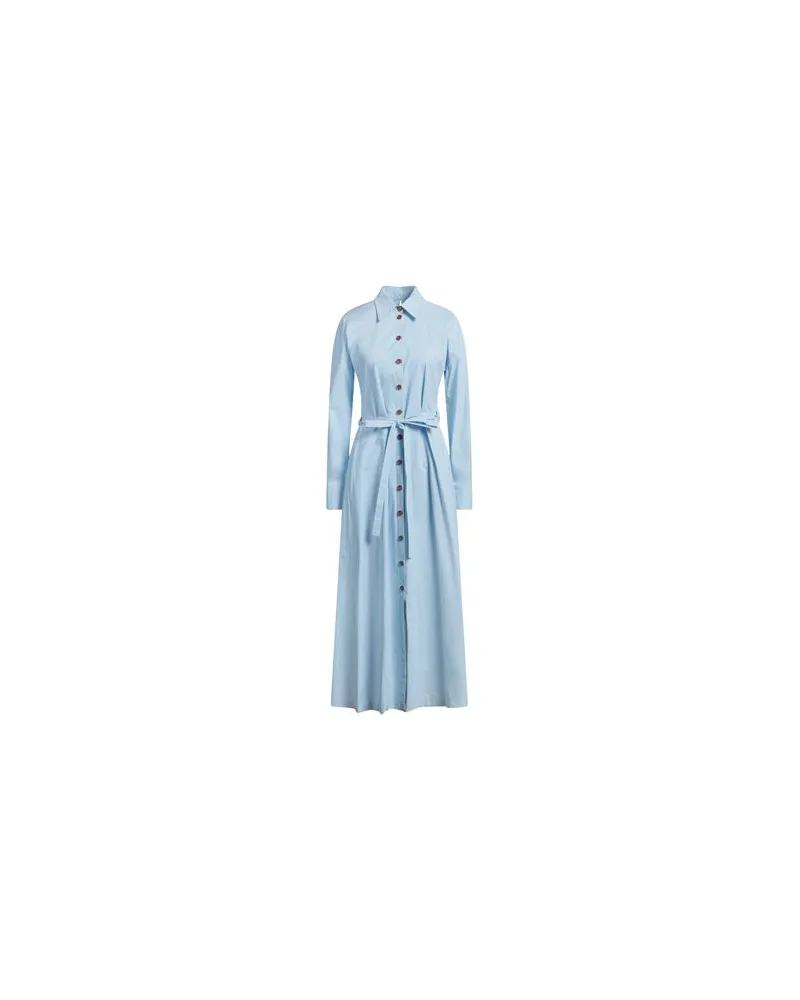 ALYSI KLEIDER - Maxi-Kleiderauf YOOX.COM Himmelblau