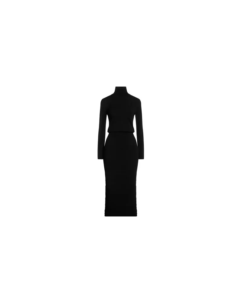 Elisabetta Franchi KLEIDER - Maxi-Kleiderauf YOOX.COM Schwarz