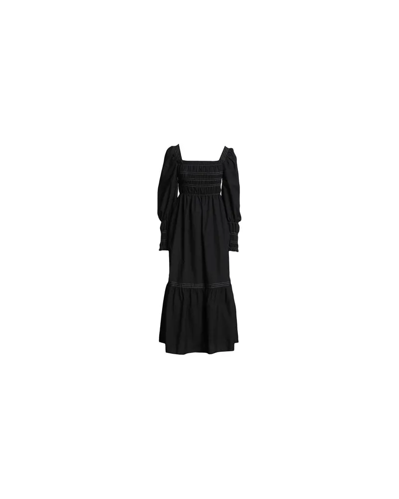 Topshop KLEIDER - Midi-Kleiderauf YOOX.COM Schwarz