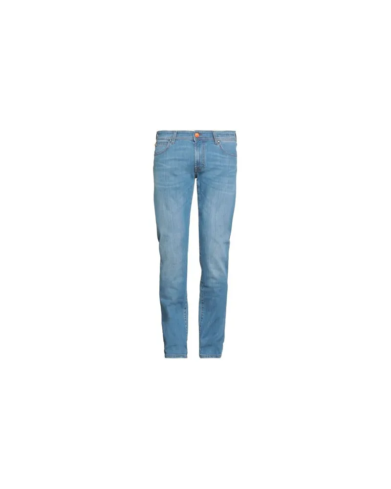 Roy Roger's HOSEN & RÖCKE - Jeanshosenauf YOOX.COM Blau