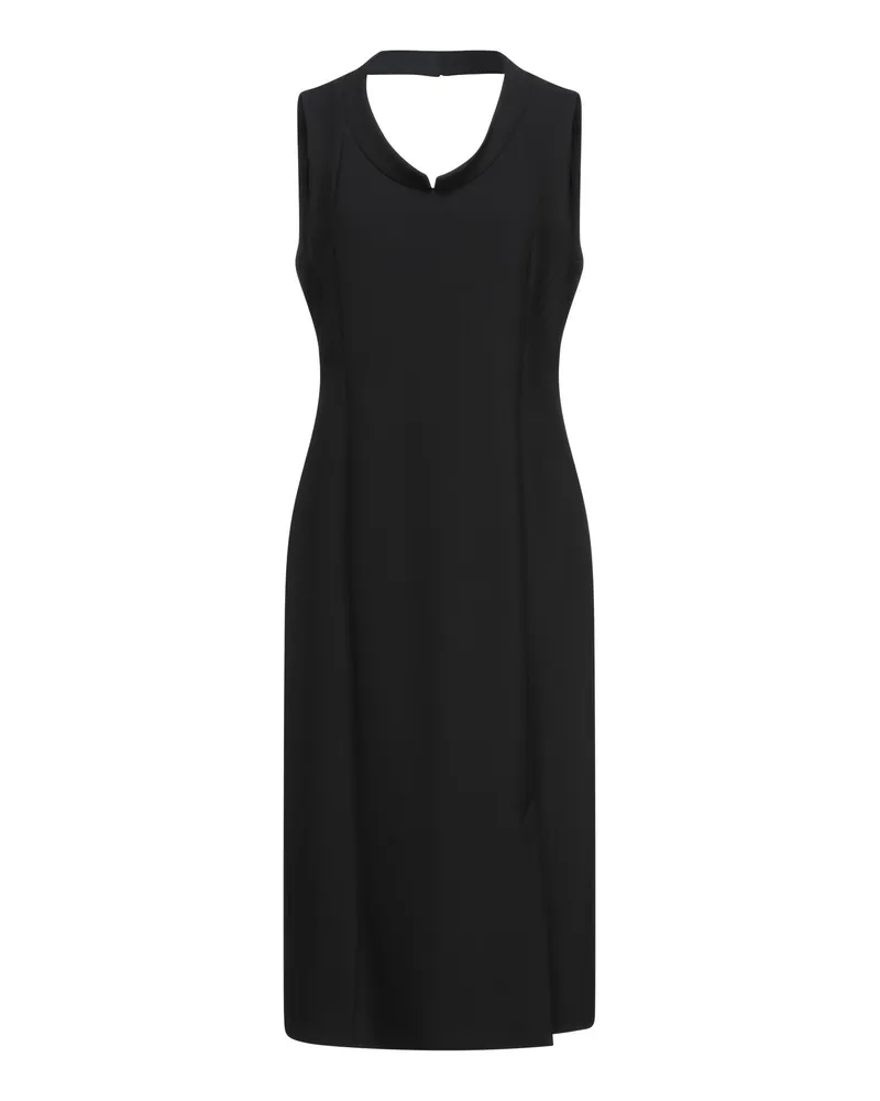 Emporio Armani Midi-Kleid Schwarz