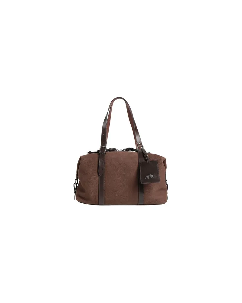 La Martina TASCHEN - Handtaschenauf YOOX.COM Schokobraun