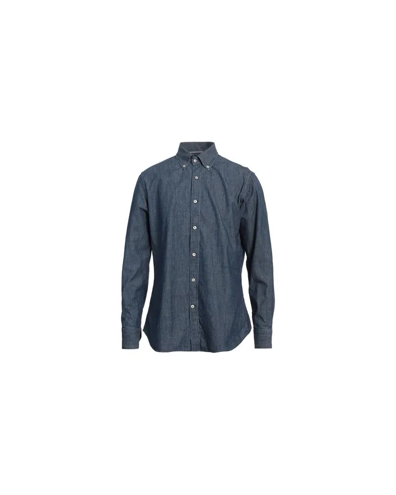 Tintoria Mattei TOPS - Jeanshemdenauf YOOX.COM Blau