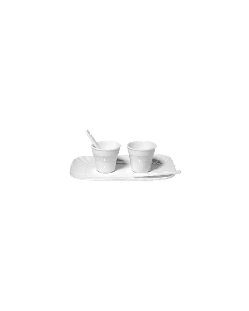 Seletti SET:2 BICCHIERINO CAFFE'+2 PALETTINE+1 VASSOIO - ESSEN & KÜCHE - Tassenauf YOOX.COM Weiß