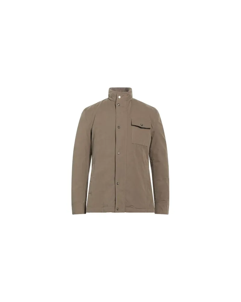 Luigi Borrelli JACKEN & MÄNTEL - Pufferjacken & Daunenjackenauf YOOX.COM Khaki