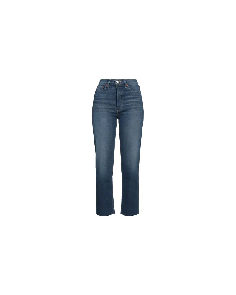 RE/DONE HOSEN & RÖCKE - Jeanshosenauf YOOX.COM Blau