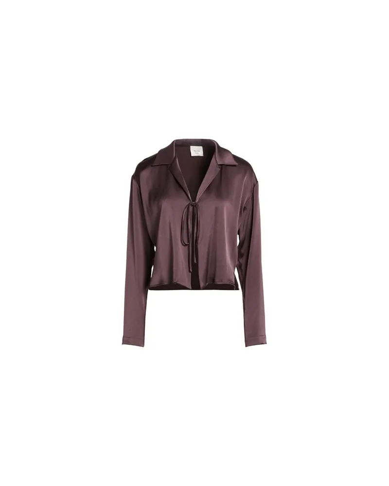 ALYSI CHOCOLAT - TOPS - Hemdenauf YOOX.COM Bordeaux