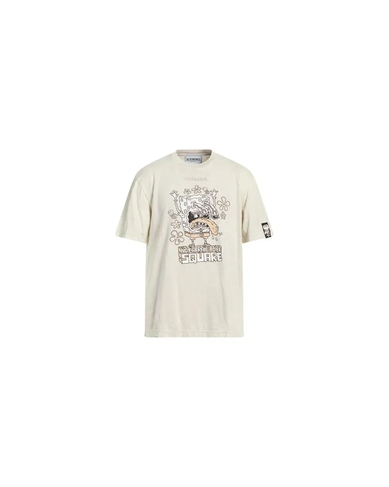 Iceberg X SPONGEBOB T-SHIRT JERSEY  - TOPS - T-shirtsauf YOOX.COM Hellgrau