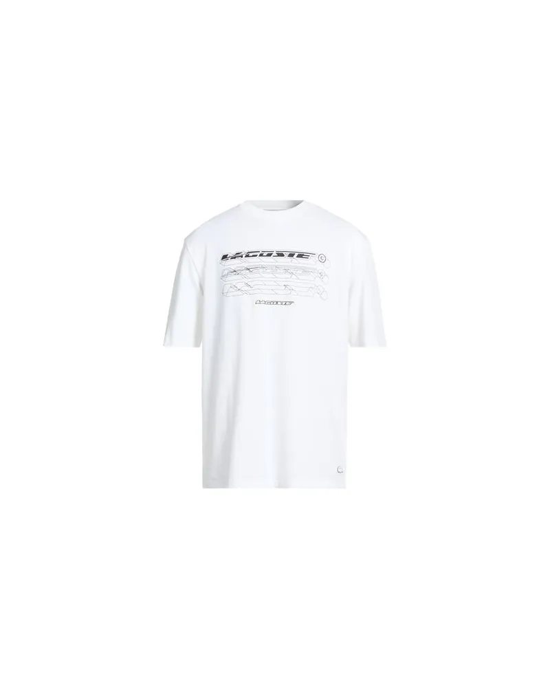 Lacoste TOPS - T-shirtsauf YOOX.COM Weiß
