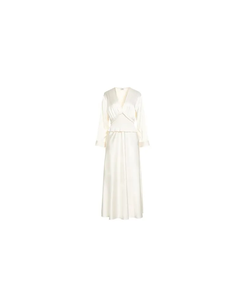 Sandro KLEIDER - Maxi-Kleiderauf YOOX.COM Cremeweiß