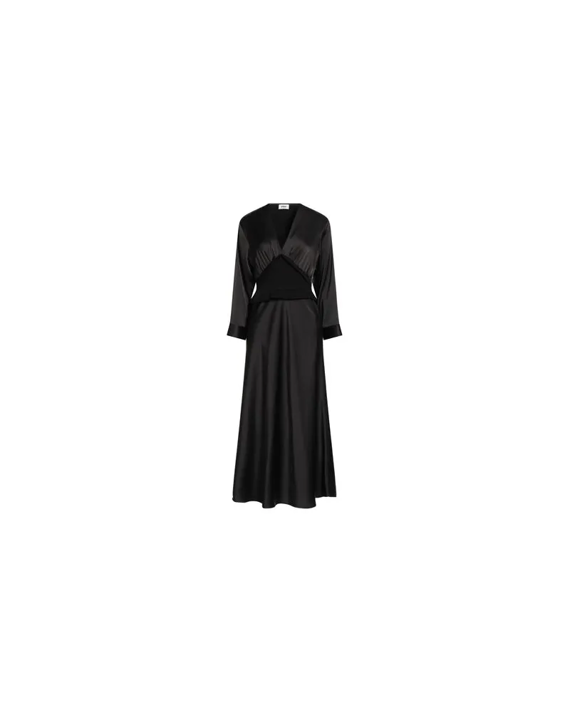 Sandro KLEIDER - Maxi-Kleiderauf YOOX.COM Schwarz