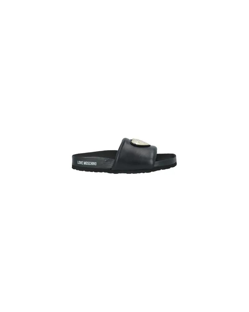 Moschino SCHUHE - Sandalenauf YOOX.COM Schwarz