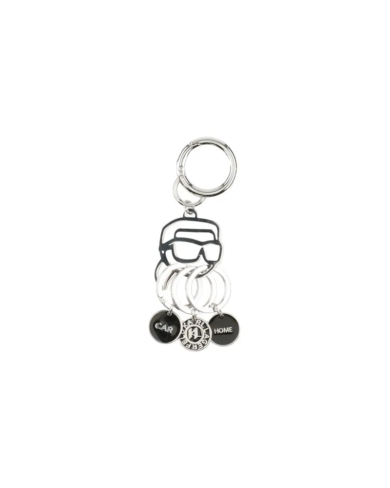 Karl Lagerfeld Kleinlederwaren - Schlüsselanhängerauf YOOX.COM Silber
