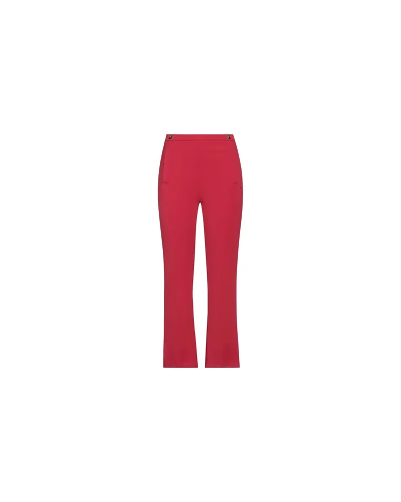 Elisabetta Franchi HOSEN & RÖCKE - Hosenauf YOOX.COM Rot