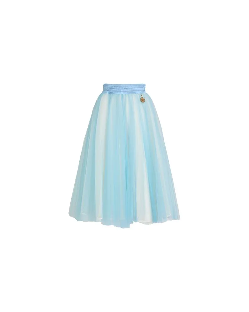 Elisabetta Franchi HOSEN & RÖCKE - Midi-Röckeauf YOOX.COM Himmelblau