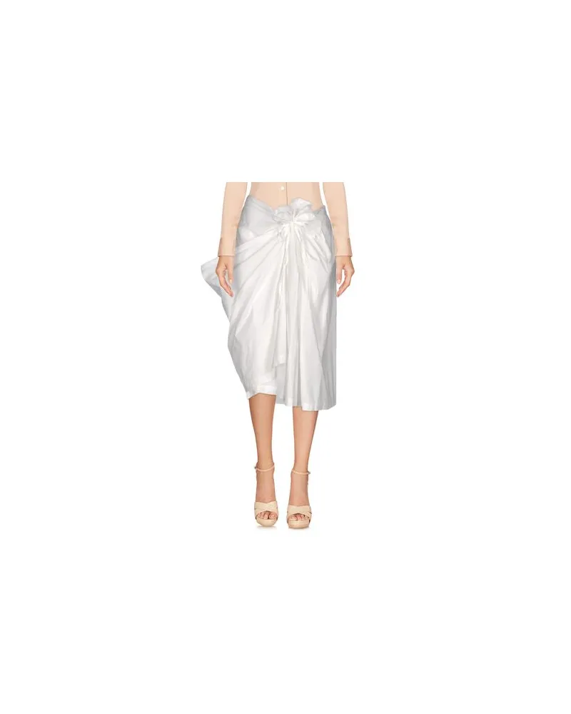 Collection Privée? HOSEN & RÖCKE - Midi-Röckeauf YOOX.COM Weiß